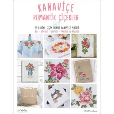 Cross stitch Romantik Çiçekler Book