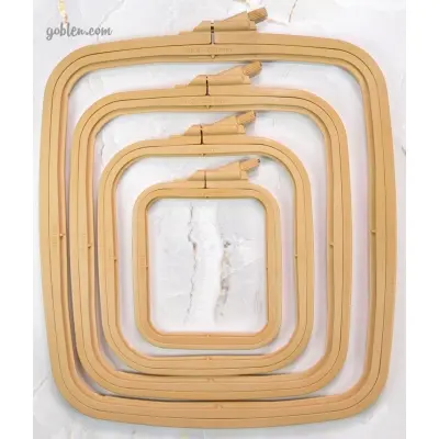 Nurge Screwed Plastic Square Hoops, 8 different sizes
