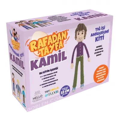 Tuva Crochet Amigurumi Kit, Rafadan Tayfa Kamil CAK03