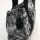 Tote Bag Günlük Mini Kadın Çantası, Kanvas Kumaş Çanta, Siyah Desenli