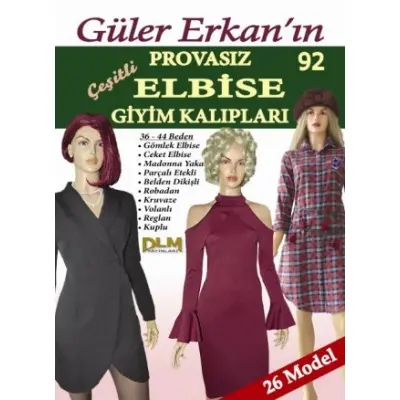 Güler Erkan Kalıpları, Elbise Giyim Modelleri No:92