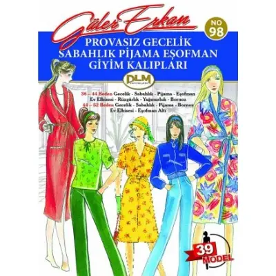 Güler Erkan Kalıpları, Gecelik,Pijama Giyim Modelleri No:98