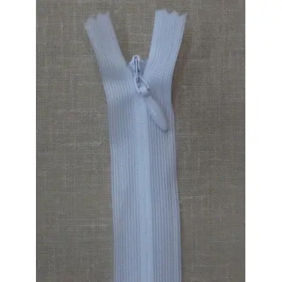 YKK Gizli Elbise Fermuarı 60cm Beyaz