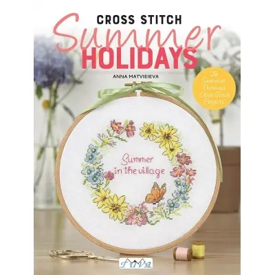 SUMMER HOLIDAYS Cross Stitch İngilizce Baskı Yeni ÇIKTI