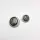Metal Blazer Ceket Düğmesi, Gümüş-Siyah Renk, 2 boy Seçeneği