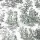 Duck Kumaş, Kırık Beyaz Üzeri Koyu Gri Fransız Köylüleri Desenli Kumaş