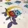 Duck Kumaş, Çocuk Odası İçin Renkli Baykuş Desenli, 180cm En