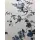Özel Tasarım Pamuk Kumaş, Perde, Elbise, Koltuk İçin, Krem zemin üzerine mavi Çiçek desenli