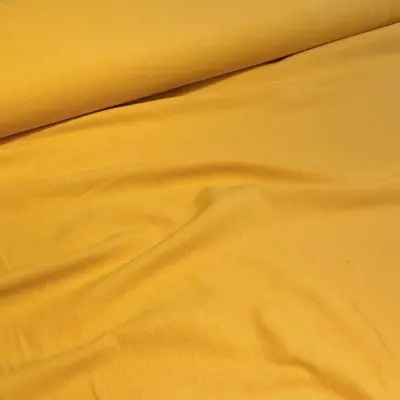 Şile Bezi, Doğal Pamuk Kumaş, Sarı Renk, 145cm En
