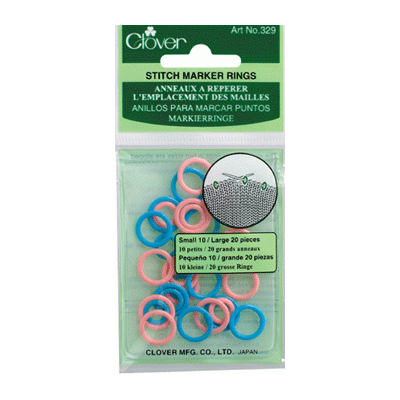 CLOVER STITCH RING MARKERS 329