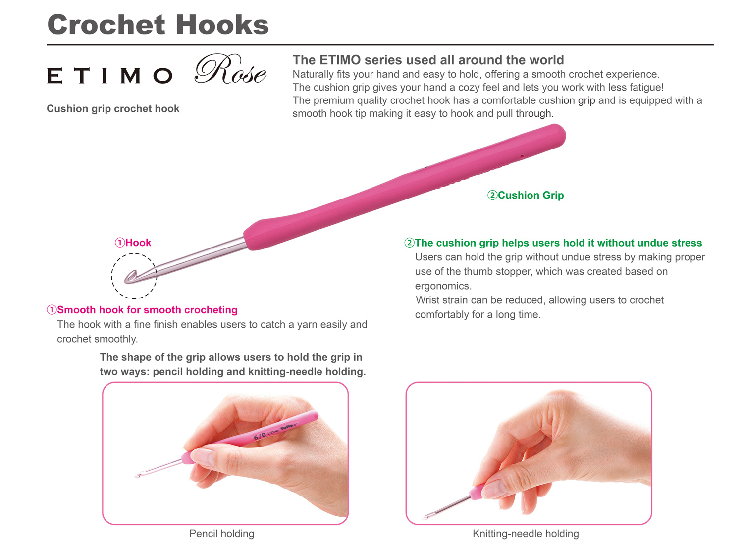 tulip, crochet, crochet hooks, rose series, amigurumi, etimo rose, amigurumi projects, crochet projects, crochet materials, crochet supplies, etimo, rose hooks